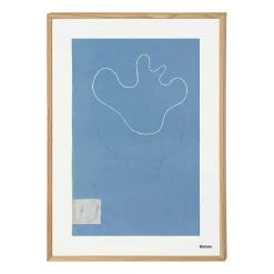 Alvar Aalto Art Poster 50x70 cm, Sketch Blue