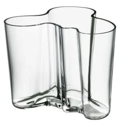 Alvar Aalto Vase 12 cm, Clear