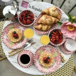 Amalfi Cappuccino Cup With Saucer, Green
