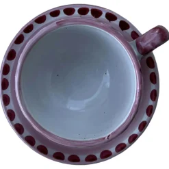 Amalfi Cappuccino Cup With Saucer, Green