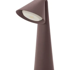 Ami Table Lamp Portable, Chocolate Clay