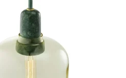 Amp Pendant Large, Smoke/Black Marble