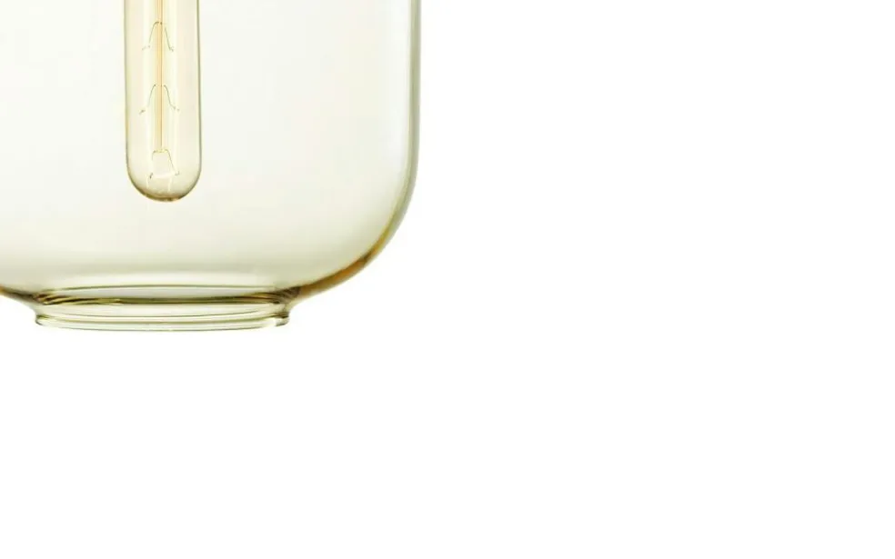 Amp Pendant Large, Smoke/Black Marble