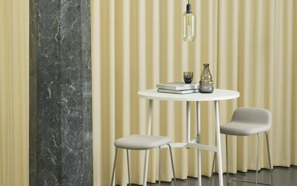 Amp Pendant Large, Smoke/Black Marble