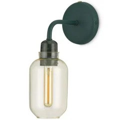 Amp Wall Lamp, Gold / Green