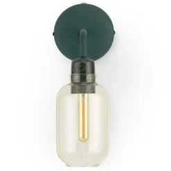 Amp Wall Lamp, Gold / Green