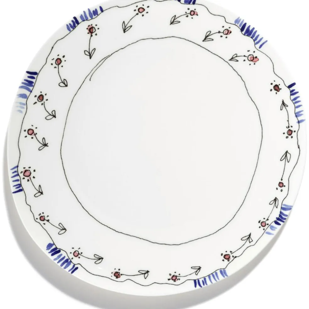 Anemone Milk Dinner Plate