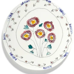 Anemone Milk Serving Plate S