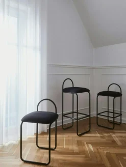 Angui Bar Stool H82.5 cm, Dusty Blue