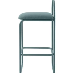 Angui Bar Stool H82.5 cm, Dusty Blue