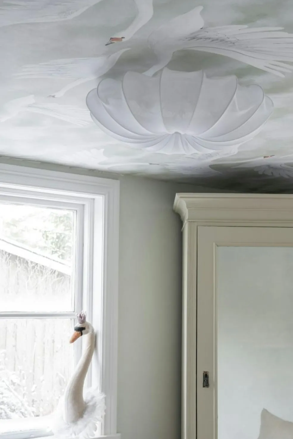 Anna 60 Ceiling Lamp Linen, Natural