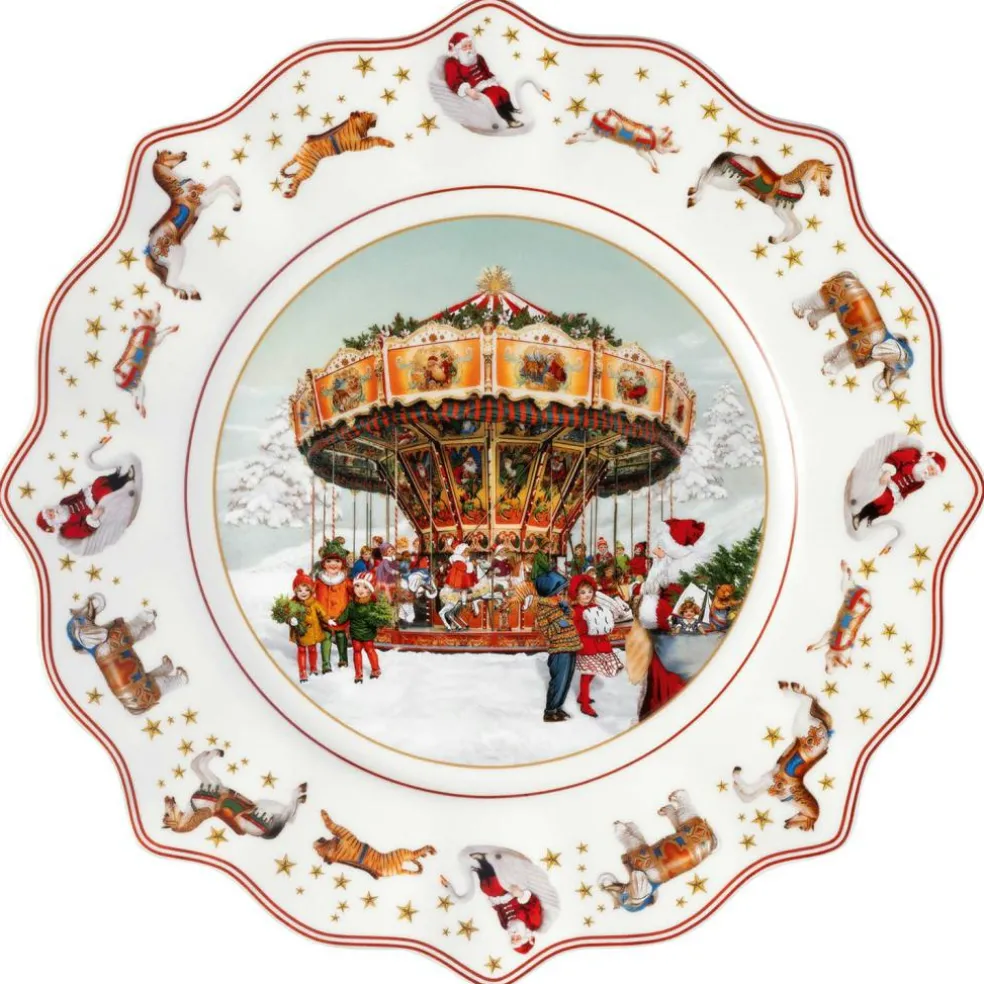 Annual Christmas Edition Salad Plate 2024 colored