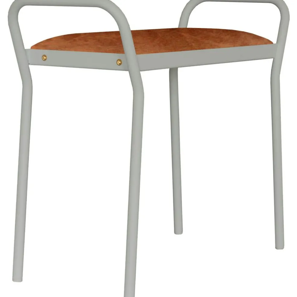 Anyone Stool, Grey / Rust