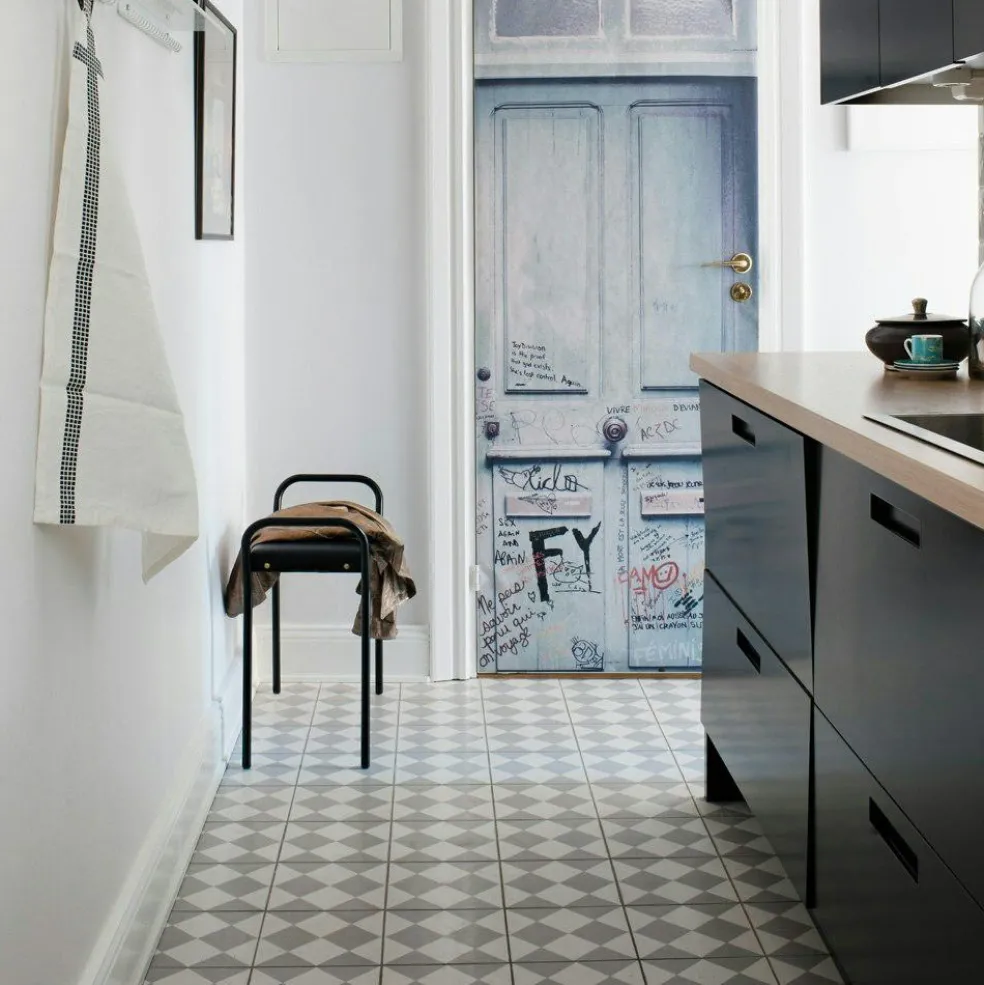 Anyone Stool, Grey / Rust