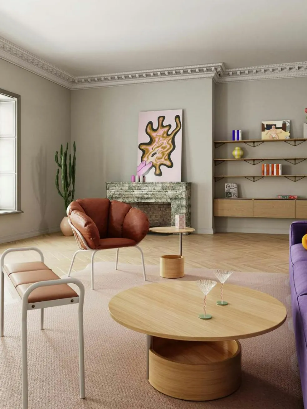 Anytwo, White/Vintage/Cognac