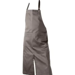 Apron With Pocket, Dark Grey