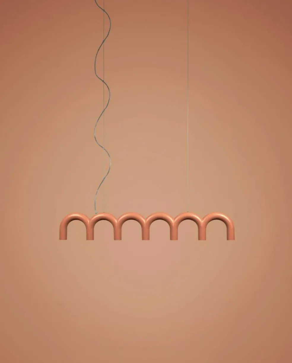 Arch Pendant, Nude