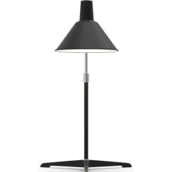 Arcon Table Lamp, Black / Chrome