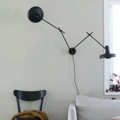 Arigato Wall Lamp Double, Black