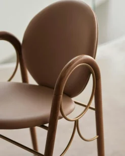 Arkade Armchair, White Oiled Oak