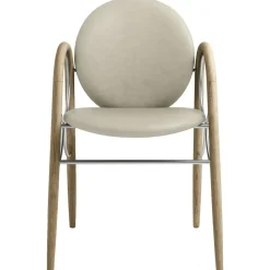 Arkade Armchair, White Oiled Oak