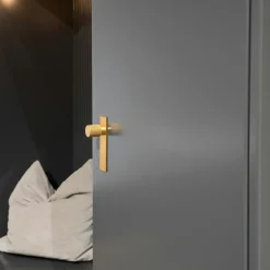 Arpa Knob With Plate 22 mm, Stainless Look