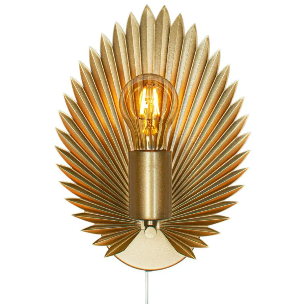 Aruba Wall Lamp, Matte gold