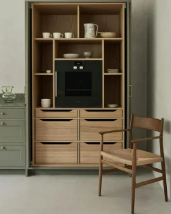 Arv Armchair With Woven Seat / Back, Oak