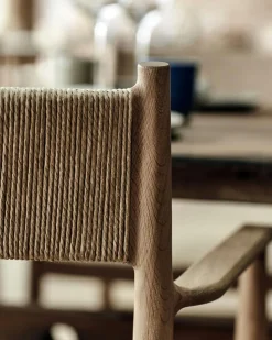 Arv Armchair With Woven Seat / Back, Oak