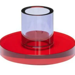 Astra Candlestick, Red/Purple