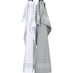 Astrid Kitchen Towel 2-pack 50x70 cm, Grey/White