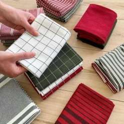 Astrid Kitchen Towel 2-pack 50x70 cm, Grey/White