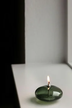 Aura Oil Lamp 6 cm, Brown