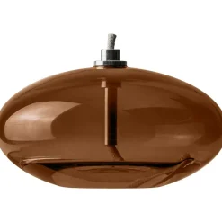 Aura Oil Lamp 6 cm, Brown