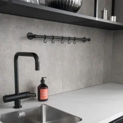 Aveny Kitchen Railing 600 mm, Matte Black