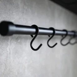 Aveny Kitchen Railing 600 mm, Matte Black