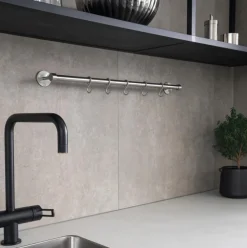 Aveny Kitchen Railing 600 mm, Matte Black