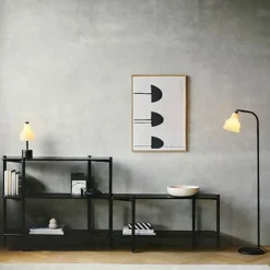 Avra Table Lamp Portable, Black / Creme