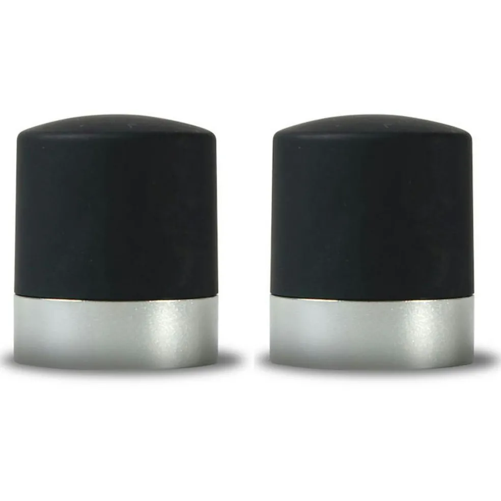 Axel Wine And Champagne Stopper Black, 2-pack