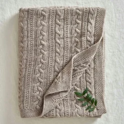 Baby Blanket 80x100 cm Merino Wool, Oatmeal