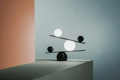 Balance Table Lamp, Brass