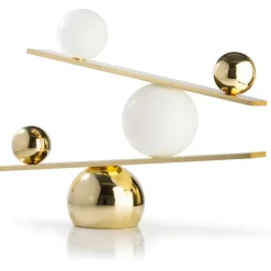 Balance Table Lamp, Brass