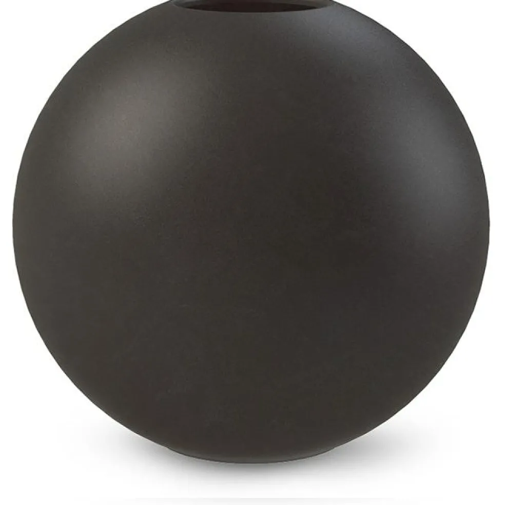 Ball Vase 30 cm, Black