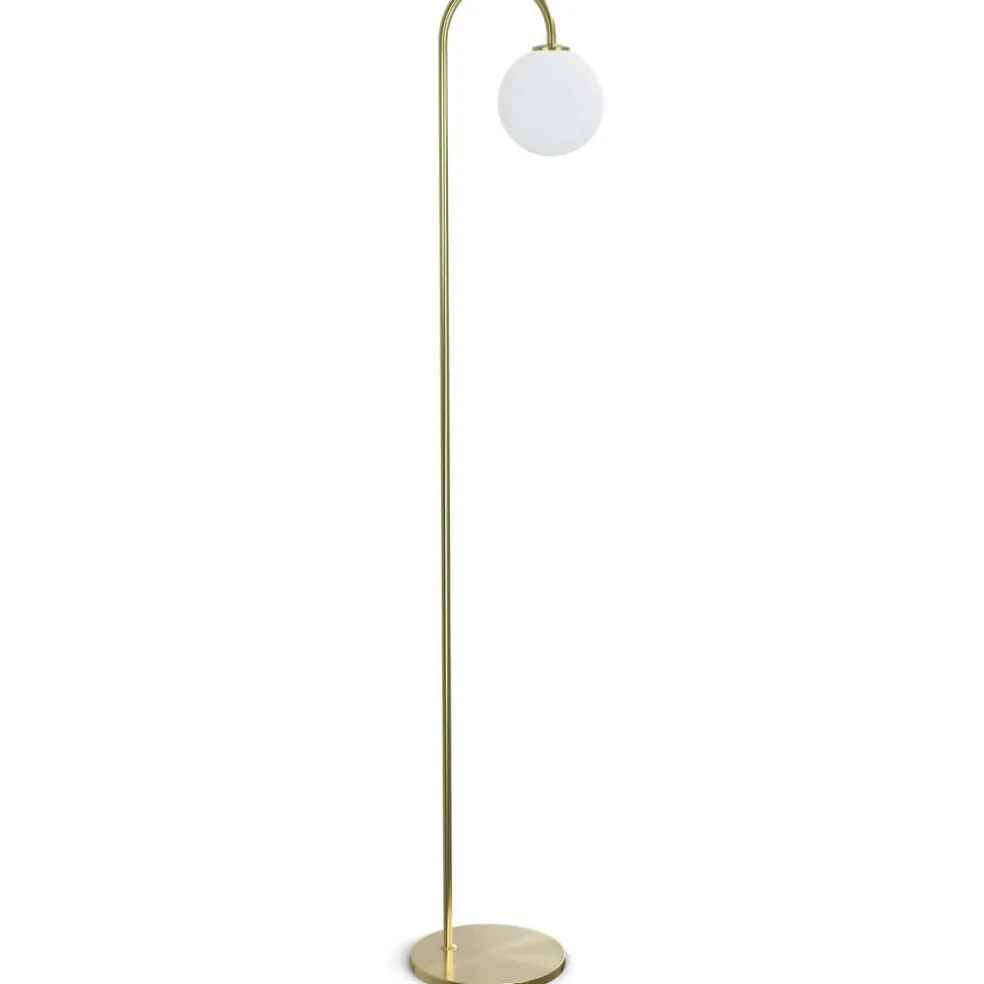 Ballon Floor Lamp, Brass