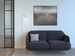 Ballon Floor Lamp, Brass