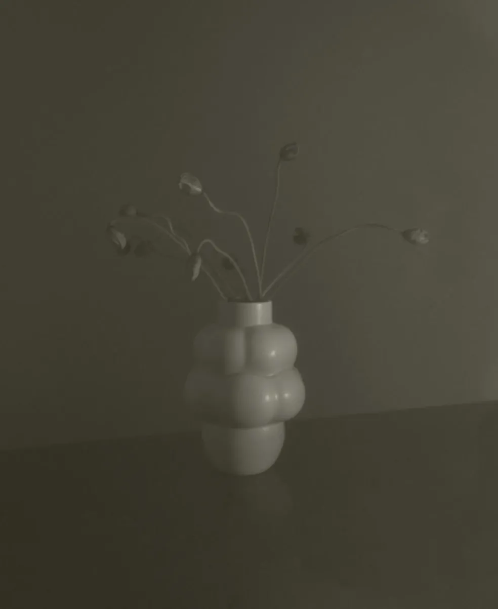 Balloon 04 Vase 32 cm, Opal White