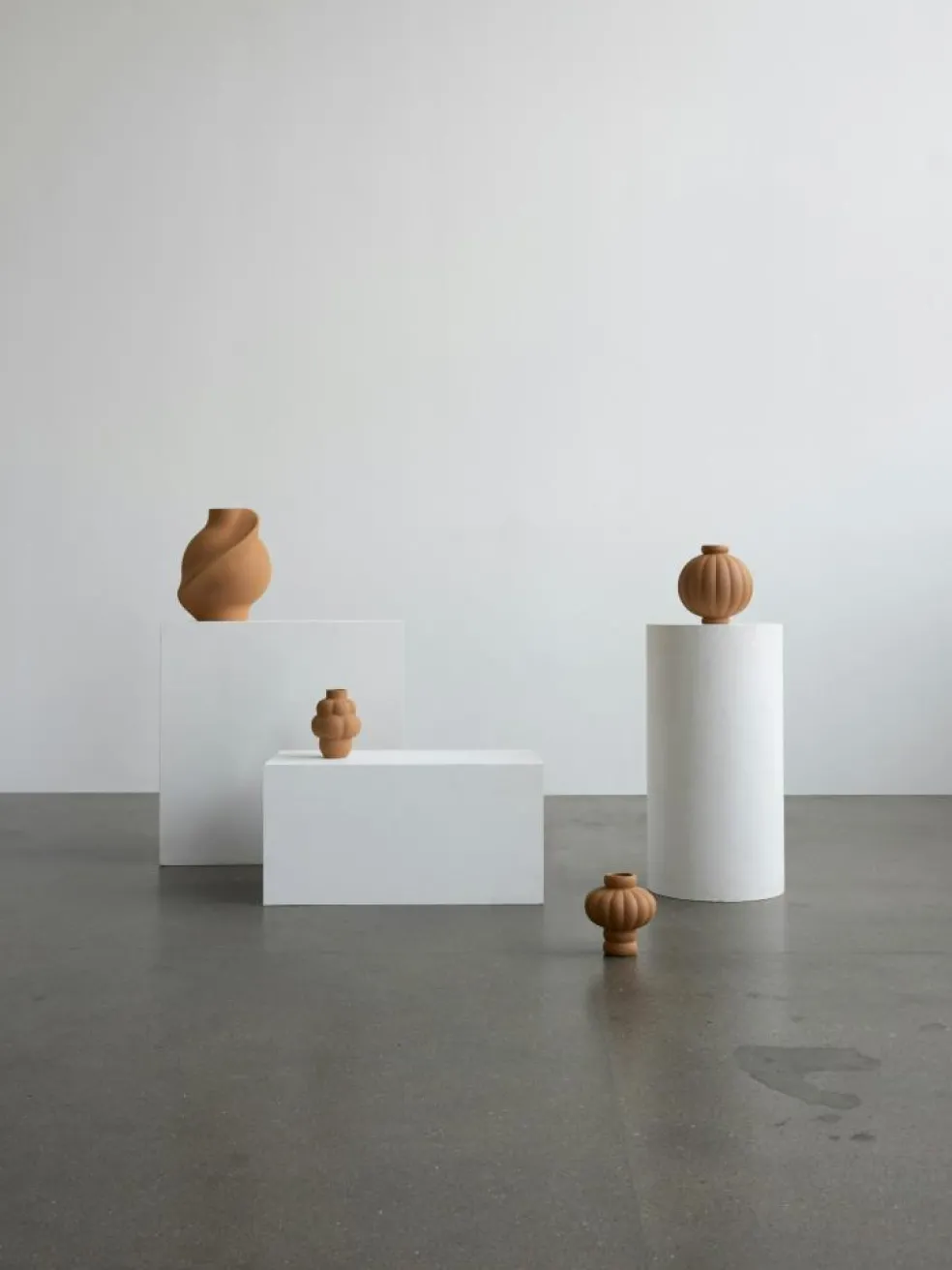 Balloon 01 Vase 25 cm, Sanded Ocker