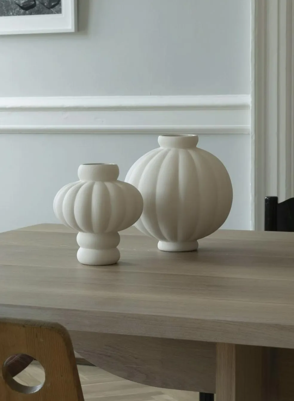 Balloon 01 Vase 25 cm, Sanded Ocker