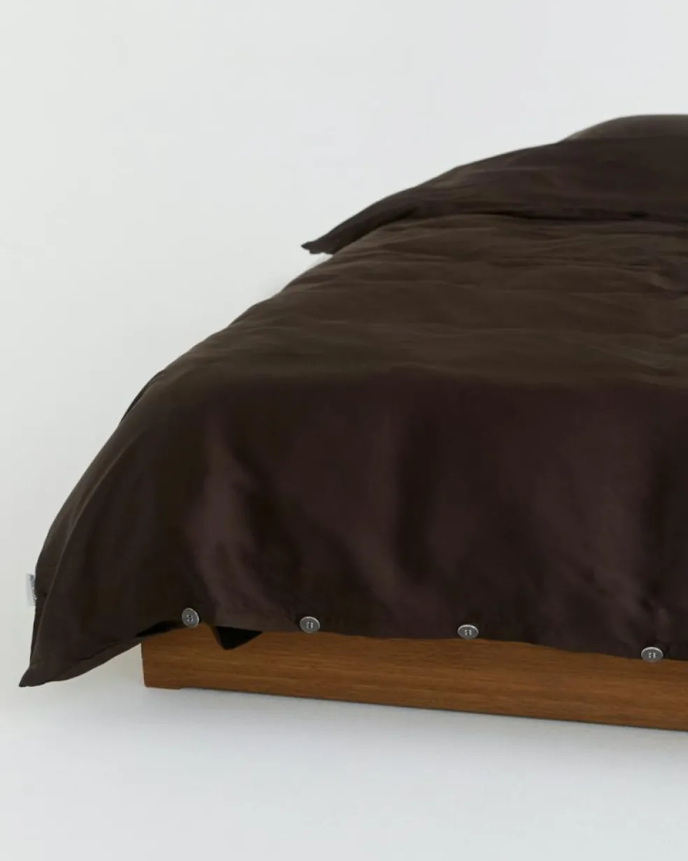 Bamboo Bedding Set 220x220 + 50x60 cm, Light Blue