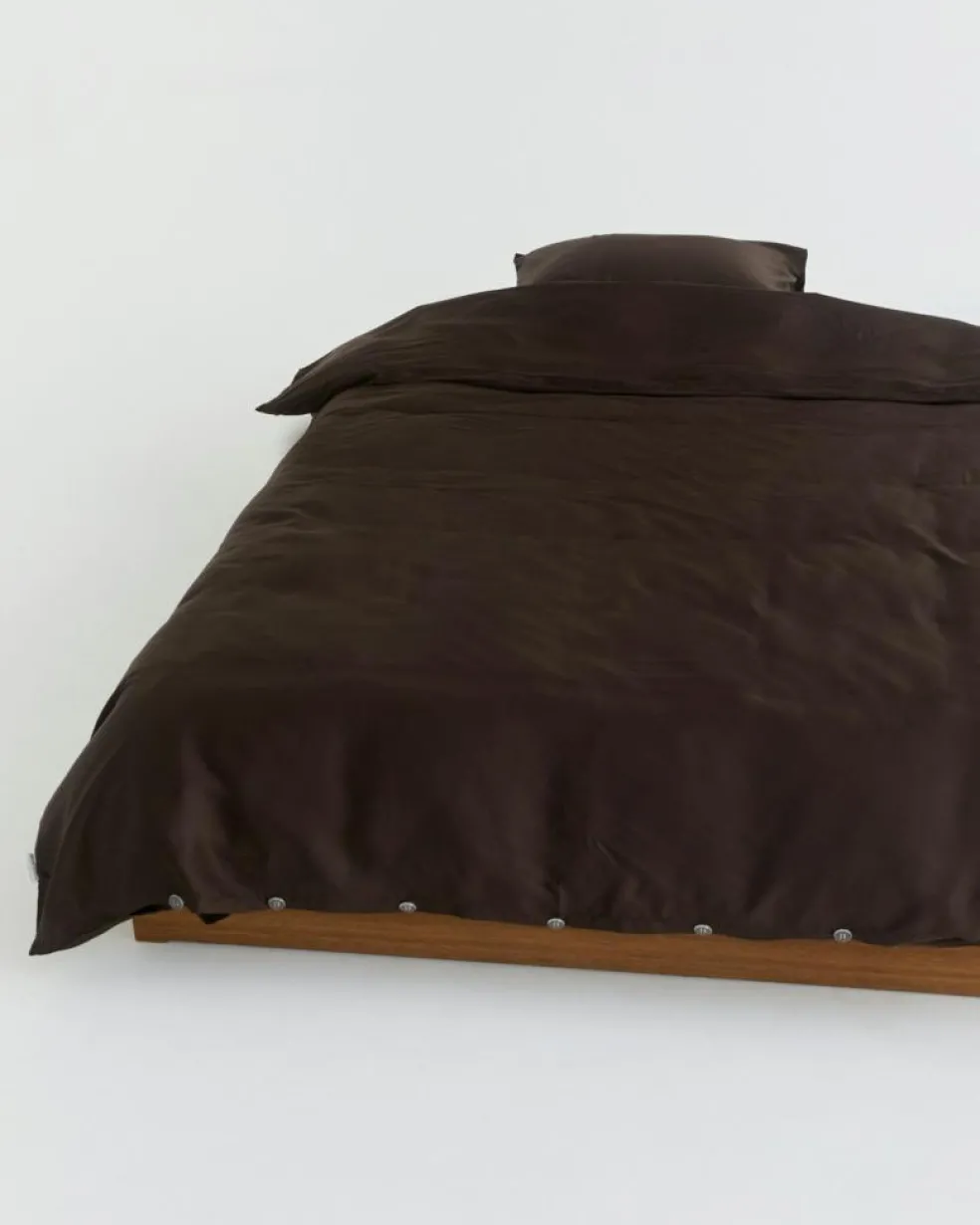 Bamboo Bedding Set 220x220 + 50x60 cm, Light Blue